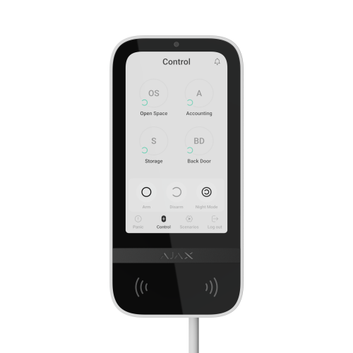 Ajax KeyPad TouchScreen Fibra ASP Global Security