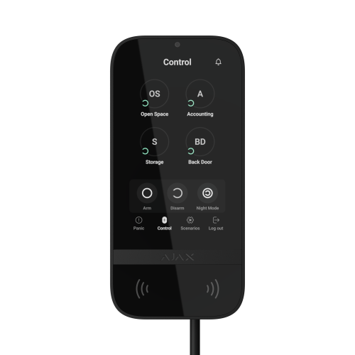 Ajax KeyPad TouchScreen Fibra ASP Global Security