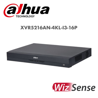 Dahua 16CH Penta-brid 4K Value/5MP 1U 2HDDs WizSense Digital Video Recorder XVR5216AN-4KL-I3-16P | DVR | 16 channel DVR, dahua, dvr, POC DVR | Global Security Alarms