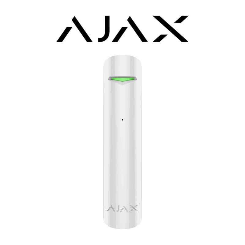 Ajax (67738-White)-(67737-Black) Glass Protect S Acoustic Detector | Wireless Alarm | Ajax, Wireless Alarm, Wireless Alarm Glass break Detectors | Global Security