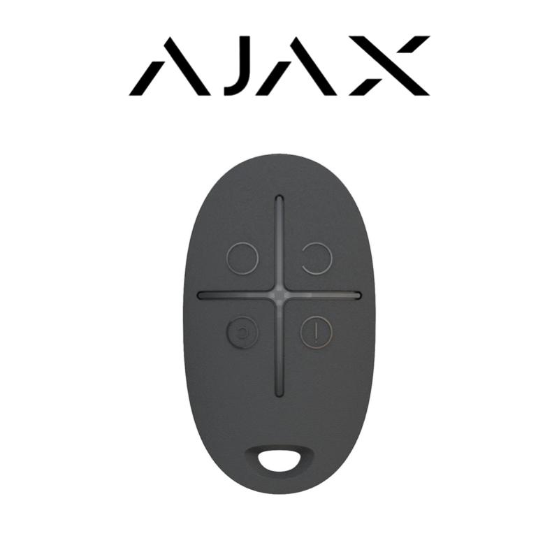 Ajax (22968-White)-(22967-Black) SpaceControl Key Fob - Pocket Keyfob with Panic Button Global Security