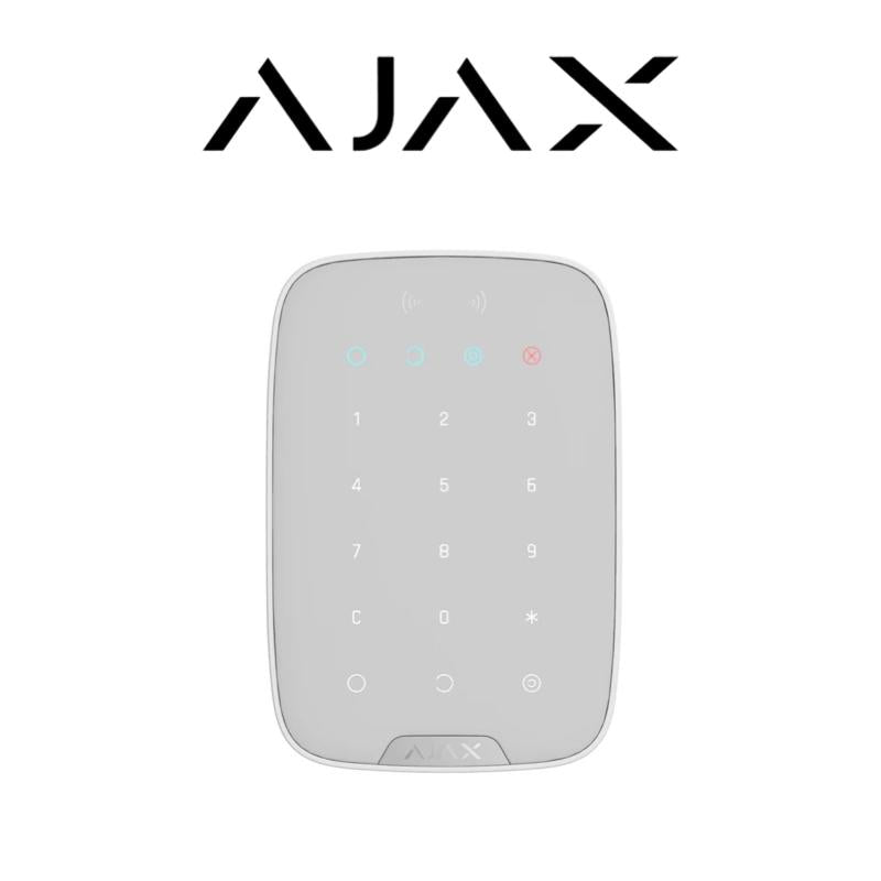 Ajax (70224-White)-(70225-Black) KeyPad Plus S Wireless Proxy Arming Station | Wireless Alarm | Ajax, controls & Panic buttons, Wireless Alarm, Wireless alarm keypads | Global Security