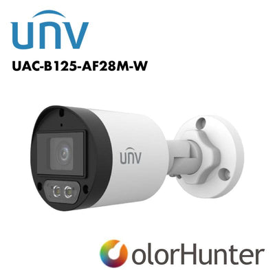 Uniview 5MP ColorHunter HD Fixed Bullet Analog Camera White/Black UV-UAC-B125-AF28M-W | HD Camera | HD Camera, HD camera 5MP, UNV | Global Security Alarms
