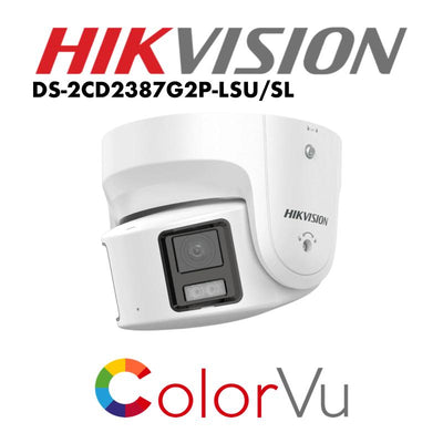 Hikvision 8MP Panoramic ColorVu Fixed Turret Network Camera DS-2CD2387G2P-LSU/SL 4mm | IP Camera | Hikvision, IP Camera, IP camera 8MP | Global Security