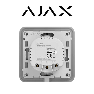 Ajax (63114) Light Core 1 Gang | Wireless Alarm | Ajax, Intruder alarm, Wireless Alarm, Wireless Alarm Relays | Global Security Alarms