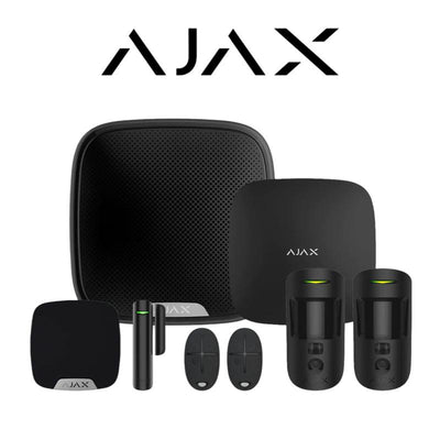 Ajax 23301  Kit 1 Hub 2 Wireless Camera Starter Kit - Black | Wireless Alarm | Ajax, Intruder alarm, Wireless Alarm, Wireless Alarm Kits | Global Security Alarms
