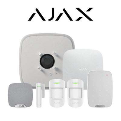 Ajax DoubleDeck Hub2 Wireless (Standard PIR) Starter Kit 3 - White 35657 | Wireless Alarm | Ajax, Intruder alarm, Wireless Alarm, Wireless Alarm Kits | Global Security Alarms