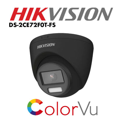  Hikvision 3K ColorVu Audio Fixed Turret Camera White/Black DS-2CE72KF0T-FS | HD Camera | HD Camera, HD camera 5MP, Hikvision, Hikvision HD Camera, Hikvision HD Camera 5MP | Global Security Alarms