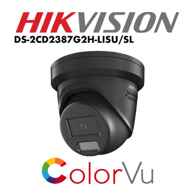 Hikvision 8MP Smart Hybrid Light with ColorVu Fixed Turret Network Camera DS-2CD2387G2H-LISU/SL