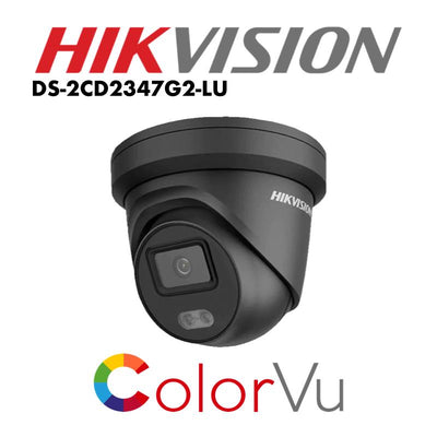 Hikvision 4 MP ColorVu Fixed Turret Network Camera DS-2CD2347G2-LU