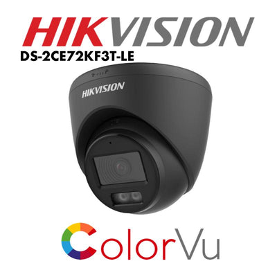 Hikvision 3K ColorVu Dual-light PoC Fixed Turret Camera White/Black DS-2CE72KF3T-LE | HD Camera | HD Camera, HD camera 5MP, Hikvision, Hikvision HD Camera, POC CAMERA | Global Security