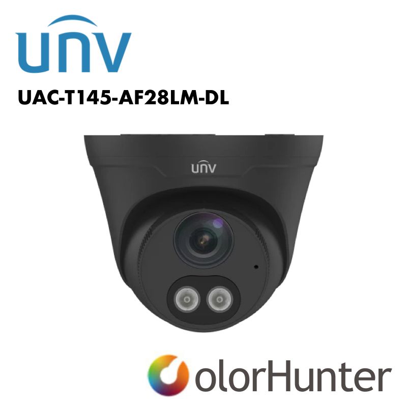 Uniview 5MP Analogue ColorHunter DualLight Turret UV-UAC-T145-AF28LM-DL Global Security
