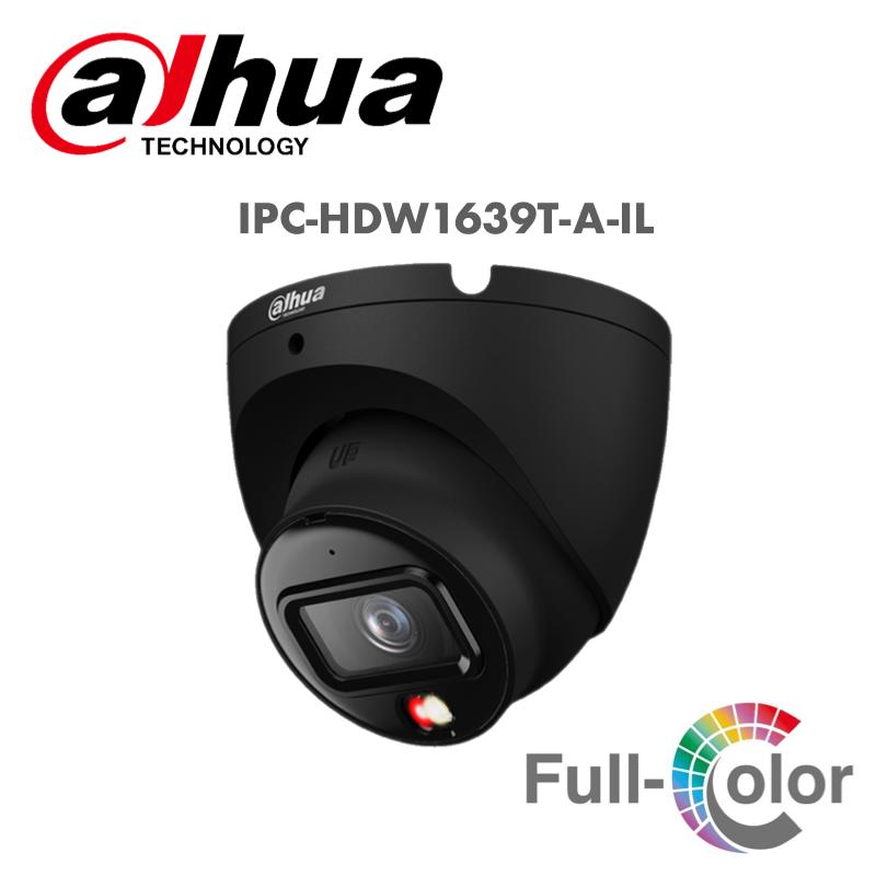 Dahua 6MP Entry Smart Dual Light Fixed-focal Eyeball Network Camera White/Black IPC-HDW1639T-A-IL Global Security