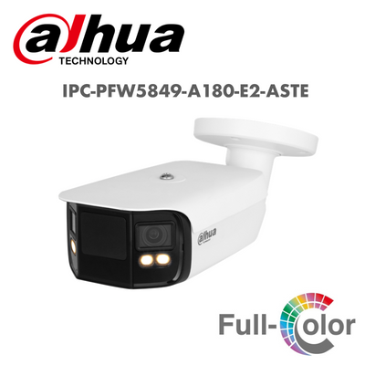 Dahua 2×4MP Full-color Duo Splicing WizMind Network Camera IPC-PFW5849-A180-E2-ASTE | IP Camera | dahua, IP Camera, IP camera 8MP | Global Security Alarms