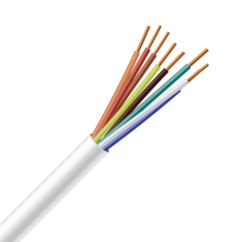 Securi-Flex 8 Core Alarm Cable White 100M | Cables | Global Security