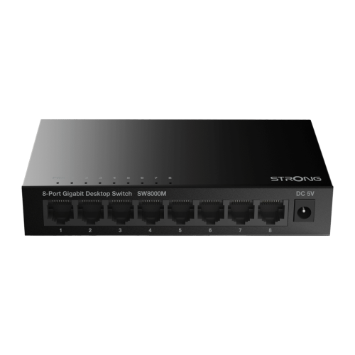 STRONG 8 Port Gigabit Switch (Metal) Global Security