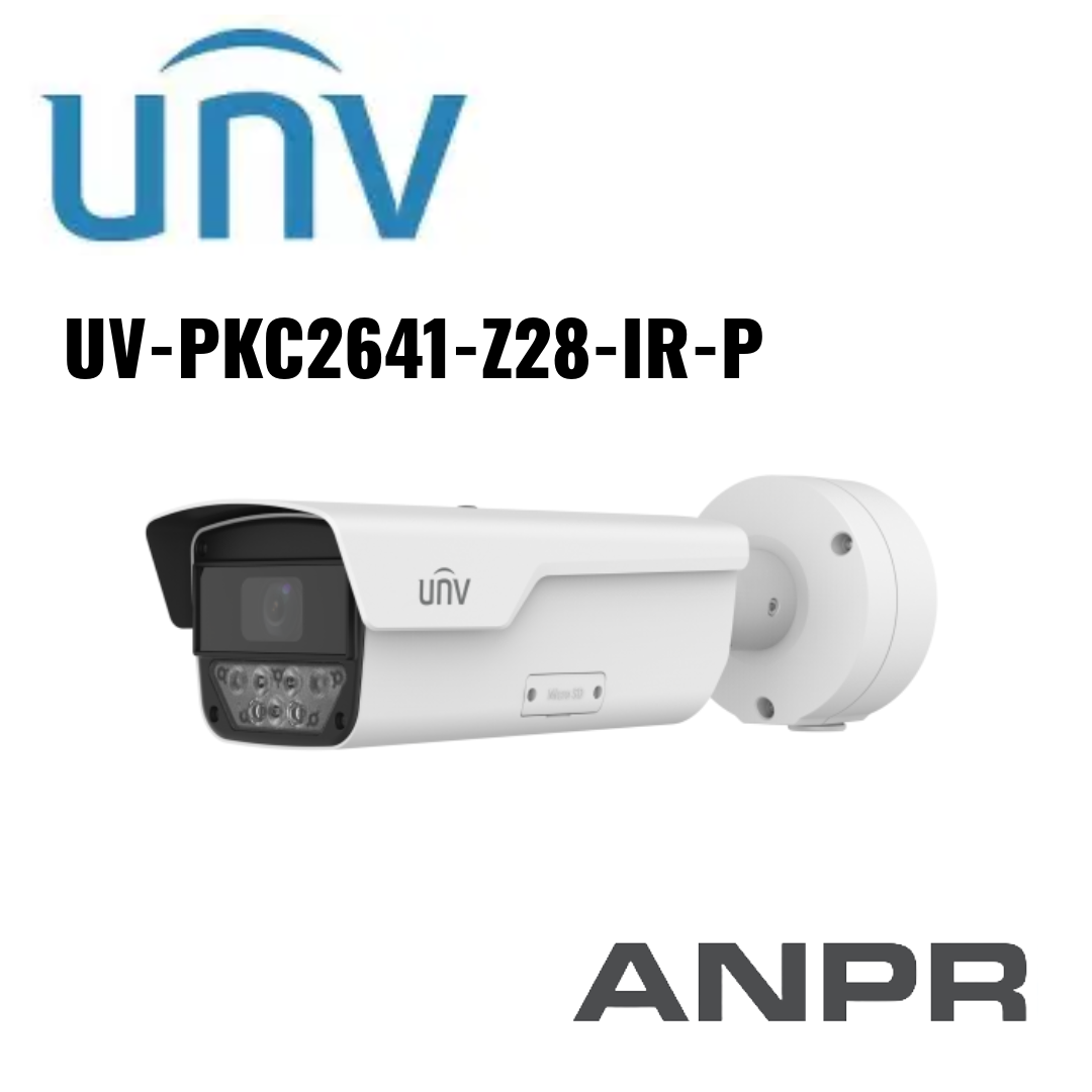 Uniview 4MP Overseas Recognition Of Vehicle License Plate Bullet IP Camera PKC2641-Z28-P Global Security