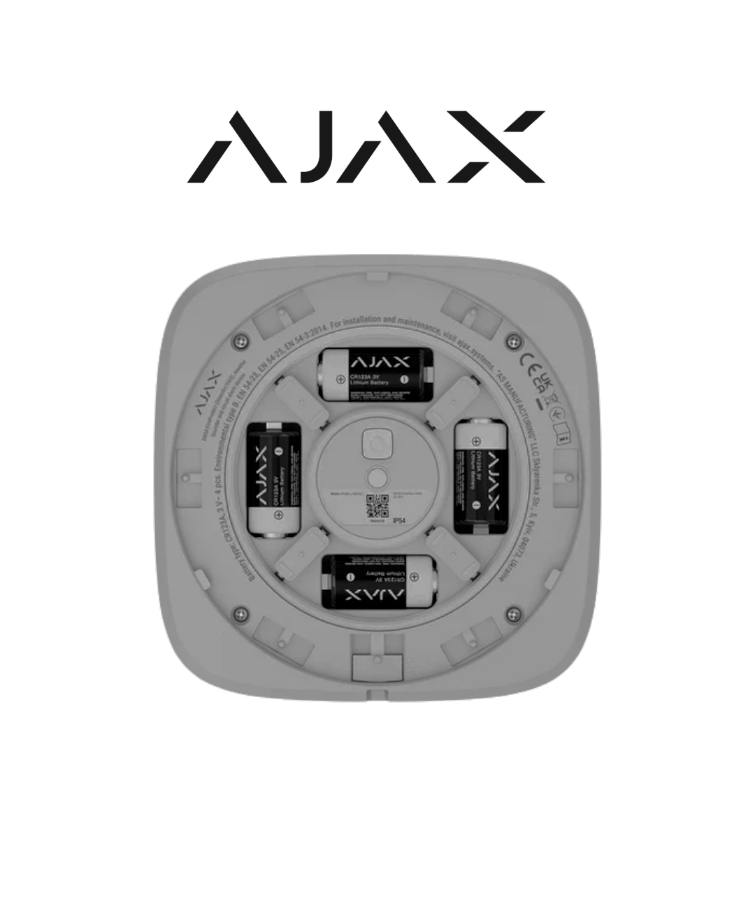 Ajax EN54 FireProtect Sounder White/Black/Red (118602/118603/118604) Global Security