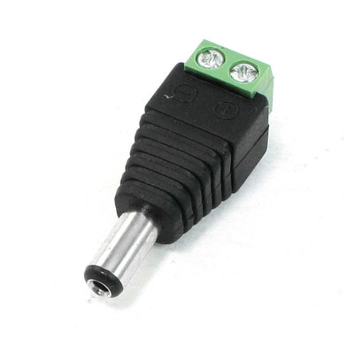 Male DC Connector | Connectors and Cable clips | Global Security Alarms