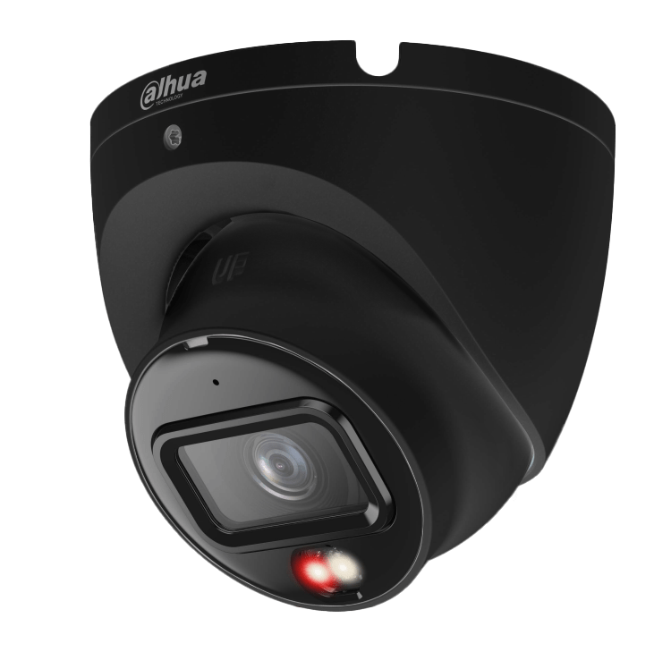 Dahua 8MP Entry Smart Dual Light Fixed-focal Eyeball Network Camera 2.8mm White/Black IPC-HDW1839T-A-IL Global Security