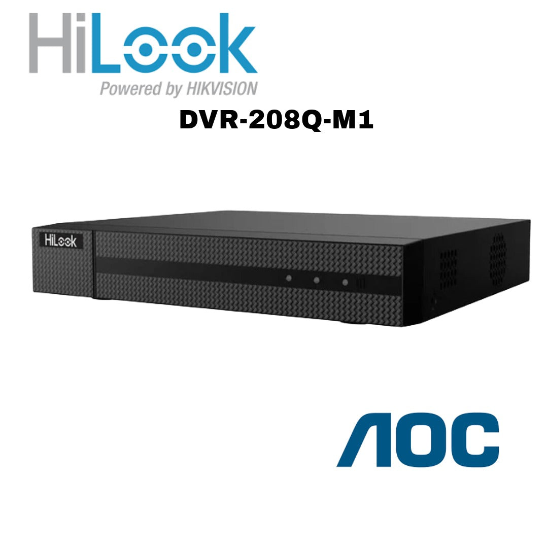 Hikvision Hilook 8 Channel 5MP DVR AOC 4-IN-1 DVR-208Q-M1 Global Security