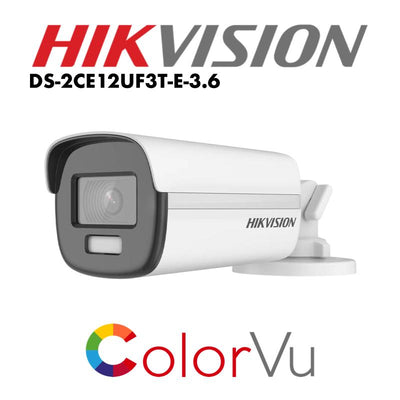 Hikvision 4K ColorVu PoC Fixed Mini Bullet Camera DS-2CE12UF3T-E | HD Camera, HD camera 8MP, POC CAMERA | Global Security Alarms