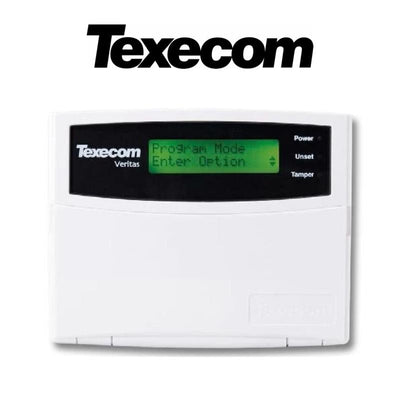 Texecom Veritas Excel LCD Keypad DCB-0001 | Wired Alarm | Intruder alarm, Texecom, Wired Alarm, Wired Alarm Keypads | Global Security Alarms