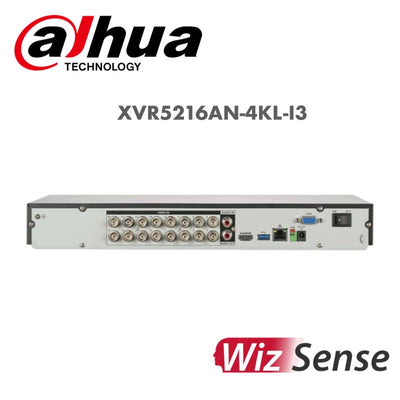 Dahua 16 Channel Penta-brid 4K Value/5MP 1U 2HDDs WizSense Digital Video Recorder XVR5216AN-4KL-I3