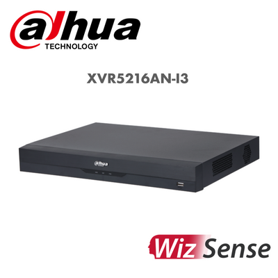 Dahua 16 Channel Penta-brid 5MP Value/1080P 1U 2HDDs WizSense Digital Video Recorder XVR5216AN-I3 | DVR | 16 channel DVR, dahua, Dahua DVR, dvr | Global Security Alarms