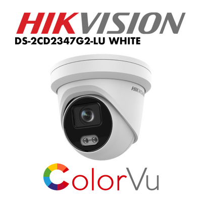 Hikvision 4 MP ColorVu Fixed Turret Network Camera DS-2CD2347G2-LU | IP Camera | 4 Megapixel, Hikvision, Hikvision IP Camera, Hikvision IP Camera 4MP, IP Camera, IP camera 4MP | Global Security Alarms