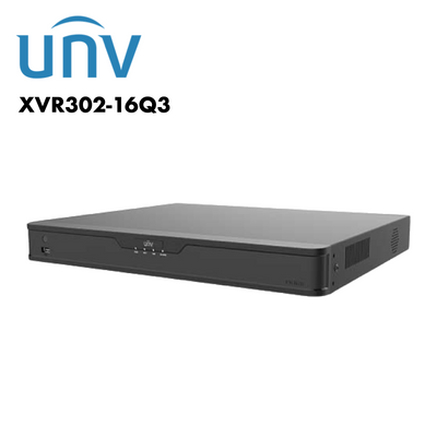 Uniview 16 Channel upto 8MP UV-XVR302-16Q3 | DVR | 16 channel DVR, dvr, UNV | Global Security Alarms
