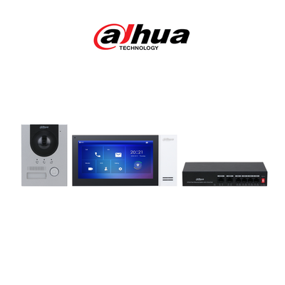 Dahua IP Villa Outdoor Station & Indoor Monitor KTP01L(S) | Intercom | dahua, Intercom, IP intercom, IP Intercom Kit | Global Security