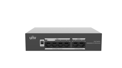 Uniview 4 Port PoE + 2 Uplink Unmanaged PoE Switch UV-NSW2020-6T-POE-IN-V2 Global Security