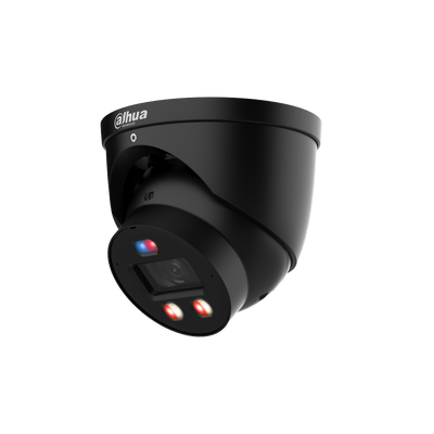 Dahua 6MP Smart Dual Light Active Deterrence Fixed-focal Eyeball WizSense TIOC Pro Network Camera 2.8mm White/Black IPC-HDW3649HP-AS-PV-0280B-PRO Global Security
