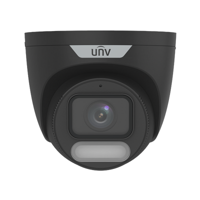 Uniview 8MP ColorHunter Wise-ISP Owlview Warm Light Turret 2.8mm White/Black UV-IPC3628LE-ADF28K-WP-W Global Security