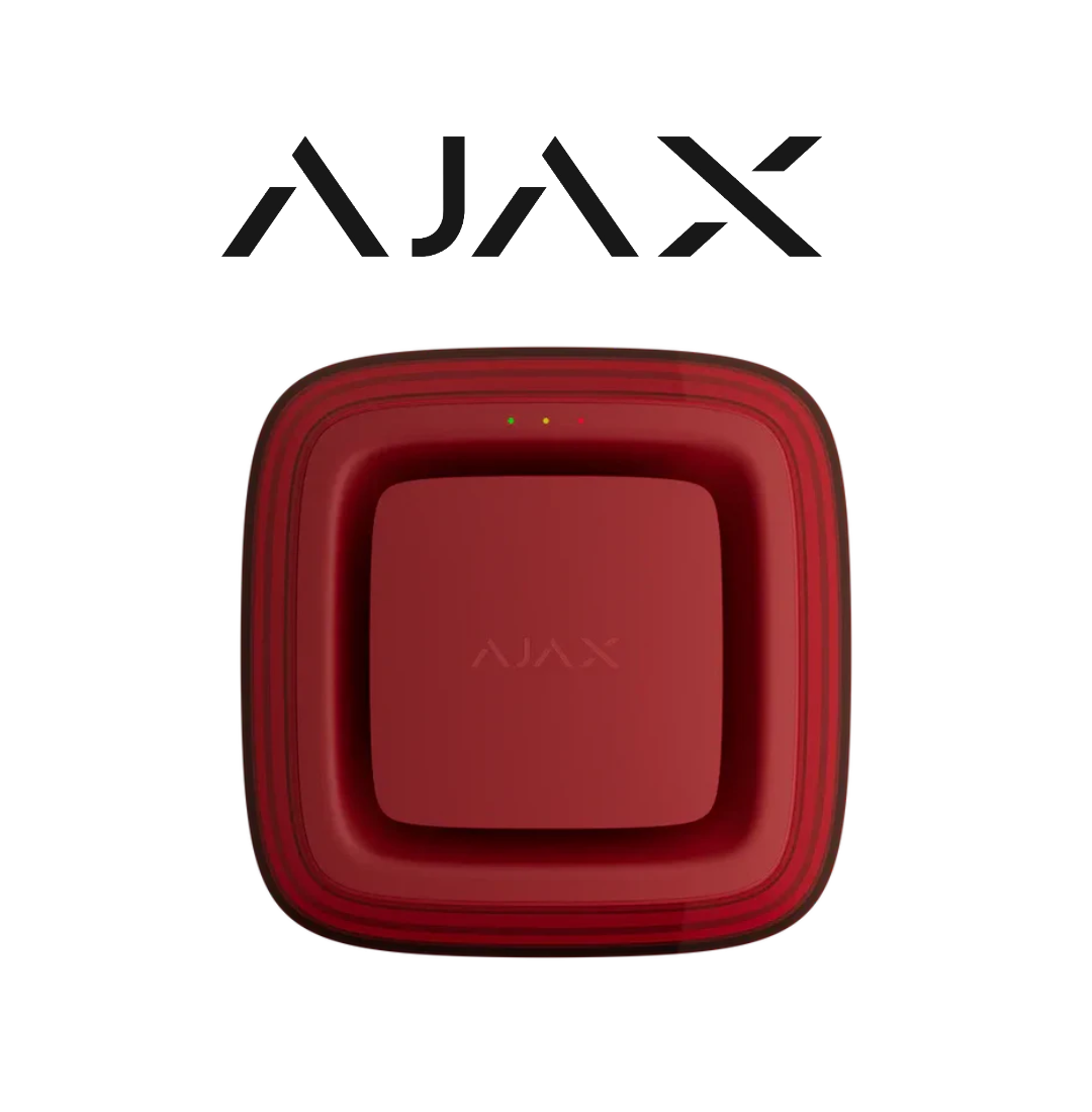 Ajax EN54 FireProtect Sounder/VAD White/Black/Red (118599/118600/118601) Global Security