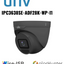 Uniview 8MP ColorHunter Wise-ISP Owlview PLUS Warm Light Turret 2.8mm Built in Mic UV-IPC3638SE-ADF28K-WP-I1 Global Security