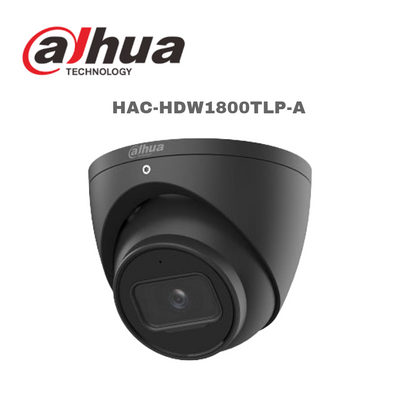 Dahua 8MP HDCVI IR Eyeball Camera HAC-HDW1800TLP-A Black 2.8mm