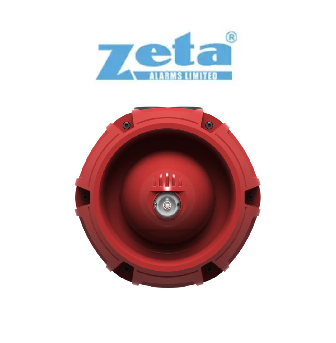 Raptor MKII Addressable Weatherproof Combined Sounder & Beacon in Red or White Global Security