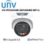 Uniview 4MP TriGuard 3.0 Owlview PLUS Dual Light IP Turret with Alarm & Audio White/Black UV-IPC3634SE-ADF28KMC-WP-I1 Global Security