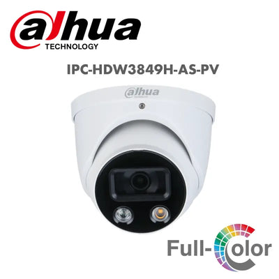 Dahua 8MP security camera with Full Color technology for enhanced surveillance performance