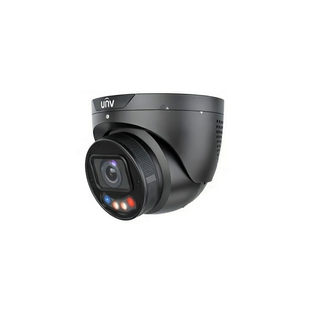 Uniview 8MP TriGuard 3.0 Owlview PLUS Dual Light IP Turret with Alarm & Audio White/Black UV-IPC3638SE-ADF28KMC-WP-I1 Global Security