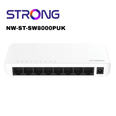 STRONG 8 Port Gigabit Switch (Plastic) Global Security