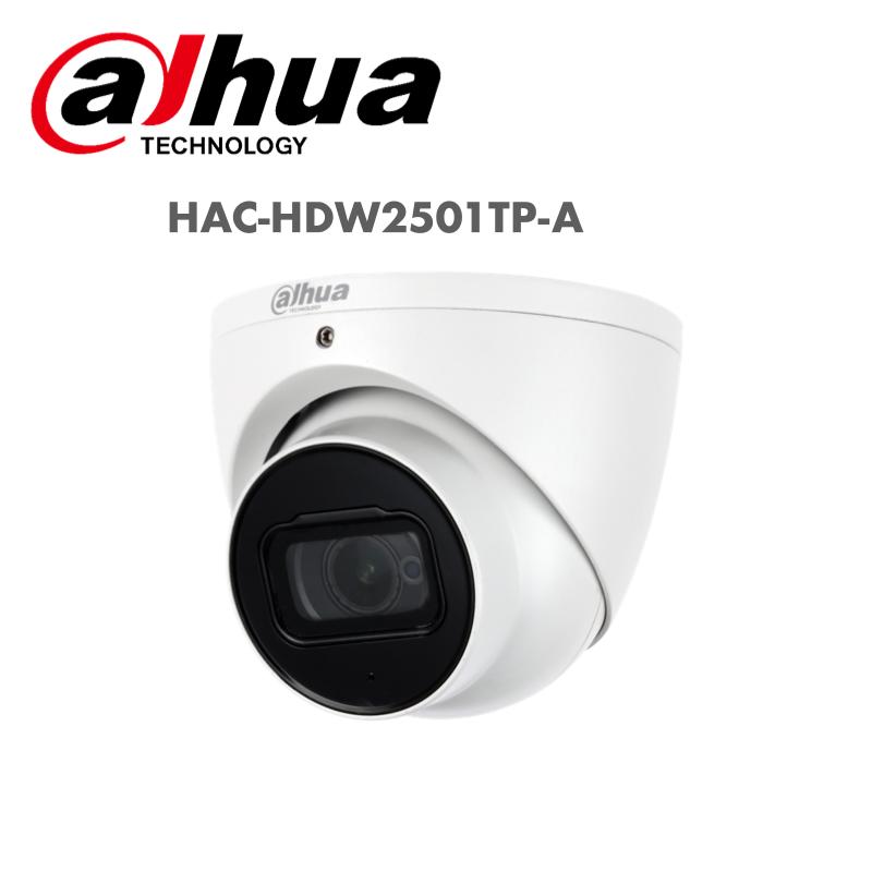Dahua 5 Megapixel Starlight HDCVI IR Turret Dome Camera HAC-HDW2501TP-A Global Security