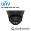 Uniview 4MP Easy ColorHunter Turret Built in Mic 2.8mm White/Black UV-IPC3614LB-AF28K-DL2 Global Security