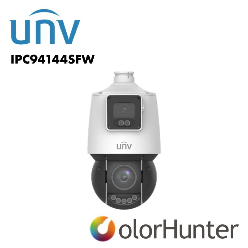Uniview 4MP+4MP 25X ColorHunter MultiView Auto- Tracking Dual-light Network PTZ UV-IPC94144SFW-X25-F40C Global Security