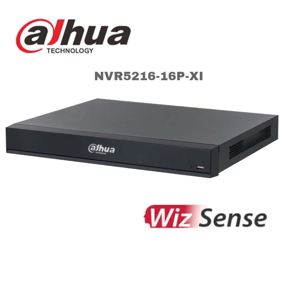 Dahua 16-Channel 32MP PoE WizMind Network Video Recorder NVR5216-16P-XI Global Security