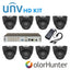 Uniview 5 Megapixel 8 ColorHunter HD Camera 8 Channel DVR KIT-COLORHUNTER-8CAM Global Security