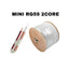 100M Mini RG59 Coax With Power Cores In White Global Security