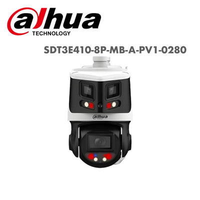 Dahua 8MP + 4MP 10x Starlight TiOC Network Panoramic & PTZ Camera with 2.8mm Lens SDT3E410-8P-MB-A-PV1-0280 Global Security